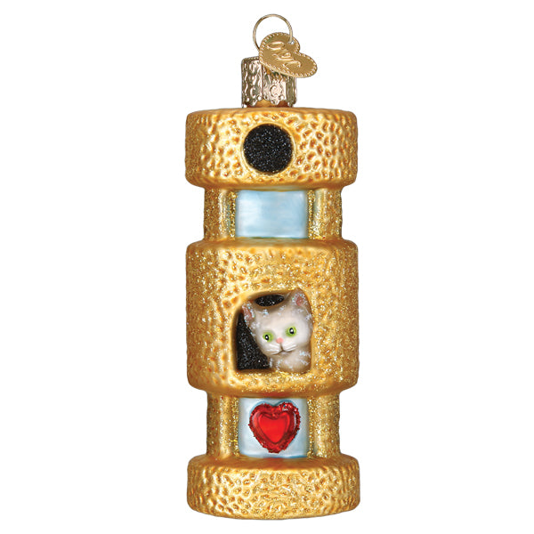 Gatito en el farol
